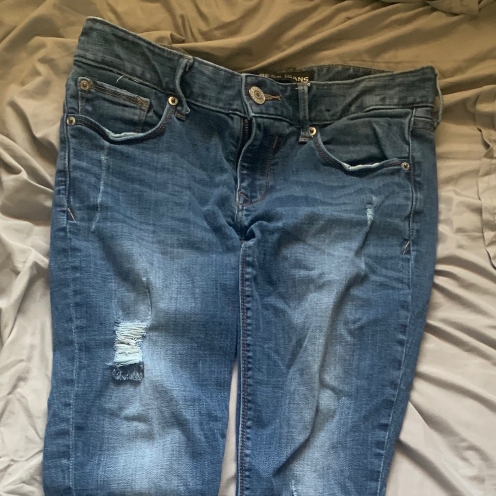 Ripped jeans from express